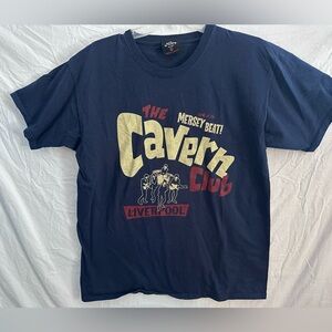 The Cavern Club Liverpool Graphic Tee Shirt Size L Merseybeat Rock